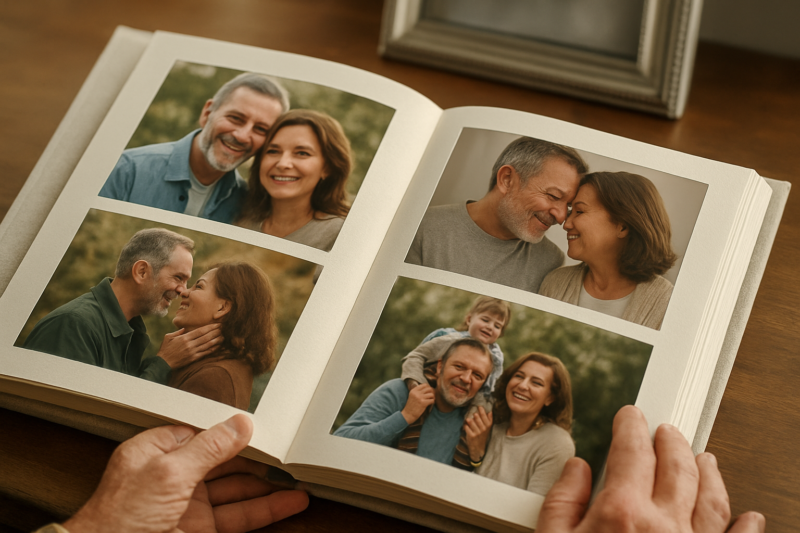 Fotolibro personalizzato come regalo per 25 anni di matrimonio