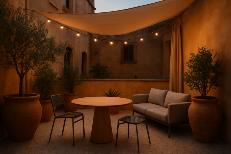 Come arredare un terrazzo: idee, misure e soluzioni pratiche