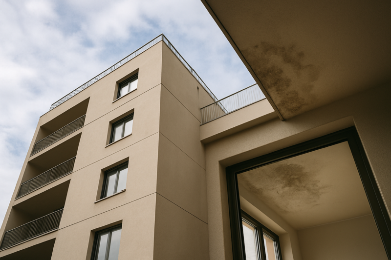 Lastrico solare e infiltrazioni in condominio: chi paga e cosa fare